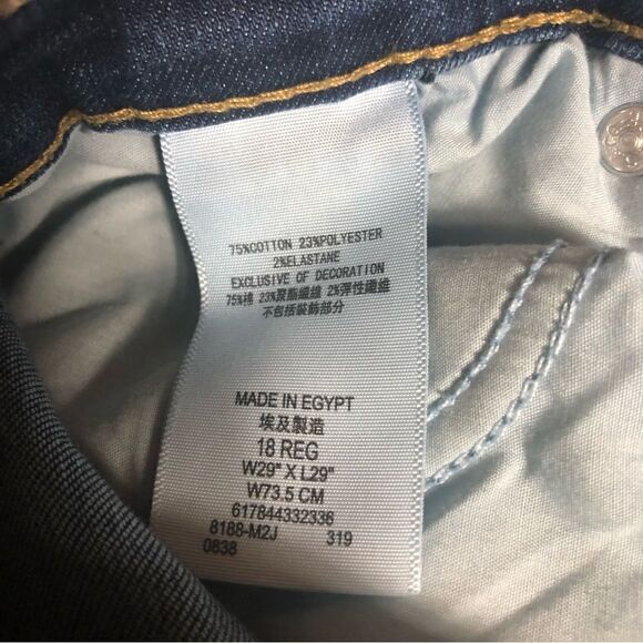 Levi’s Performance Slim Blue Straight Jeans - Picture 4 of 8